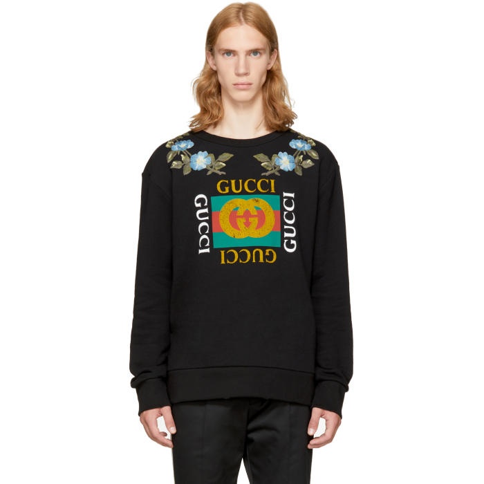 Photo: Gucci Black Loved Logo Sweatshirt 