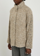 Eileen Fisher Melange Alpaca-blend Jacket Beige