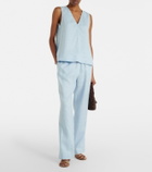 Asceno Aurelia linen wide-leg pants