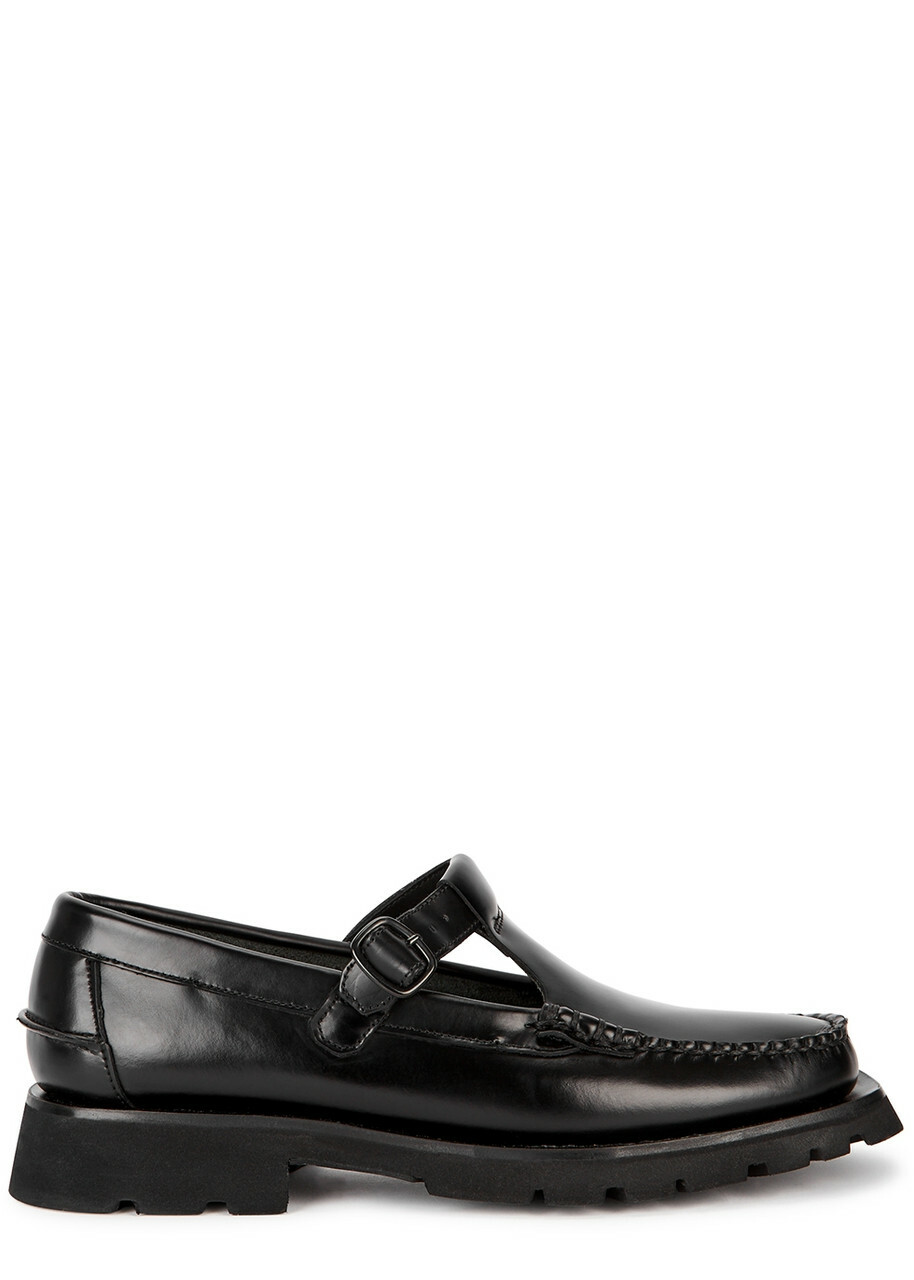 Hereu Alber Sport Leather Loafers Black HEREU