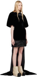 FIDAN NOVRUZOVA Black Enya Evening Minidress