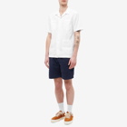 Universal Works Men's Seersucker Summer Overshirt in White