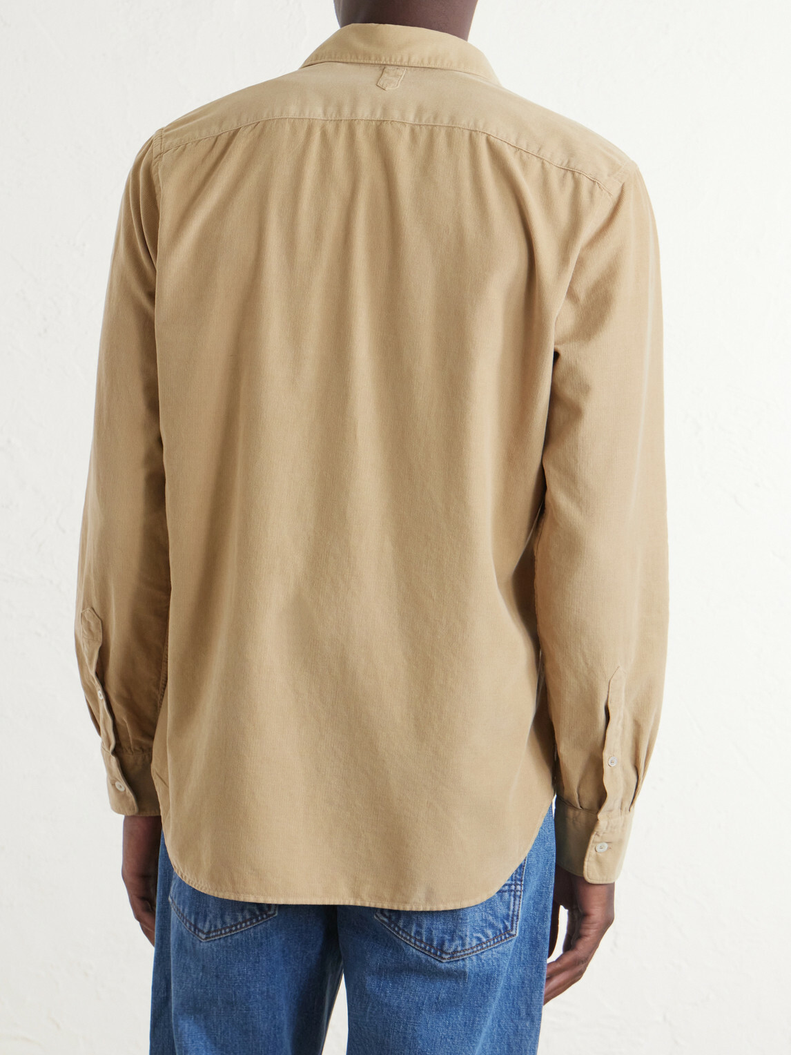 Canali - Cotton-Corduroy Shirt - Neutrals