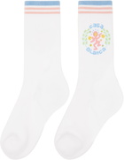 Casablanca White Dance Joy Socks