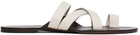 The Row Off-White Kris Sandals