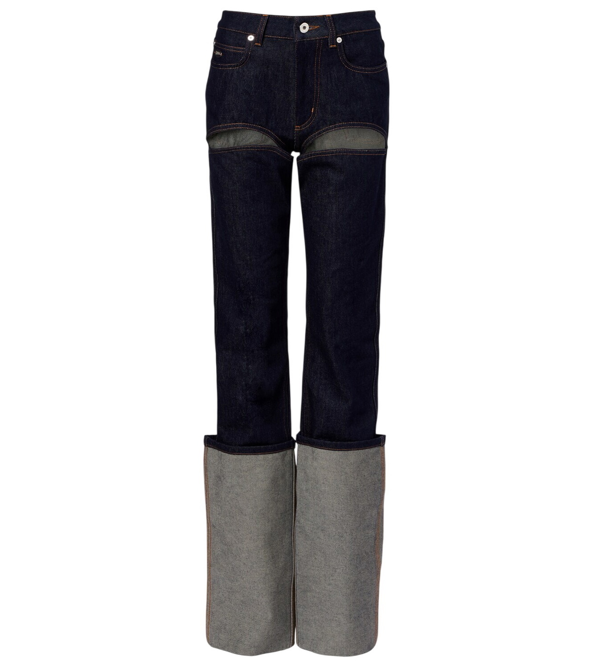 Jean Paul Gaultier Black Trompe L'oeil Jeans Jean Paul Gaultier