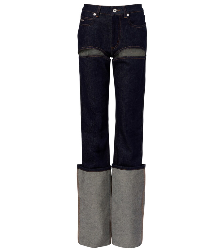 Photo: Jean Paul Gaultier Cutout straight jeans
