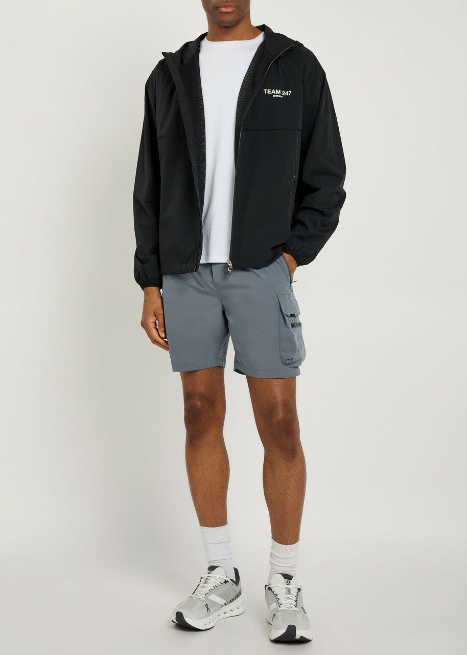 Represent 247 Dna Stretch-jersey Shorts Navy