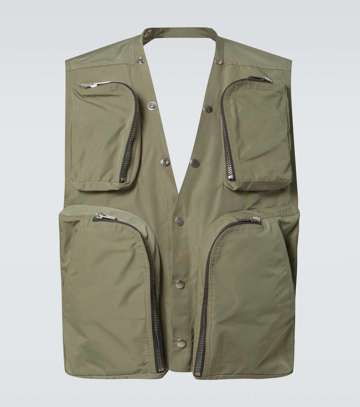 J Rick Owens CARGO VEST 48 Rick Owens Cargo Vest in Black