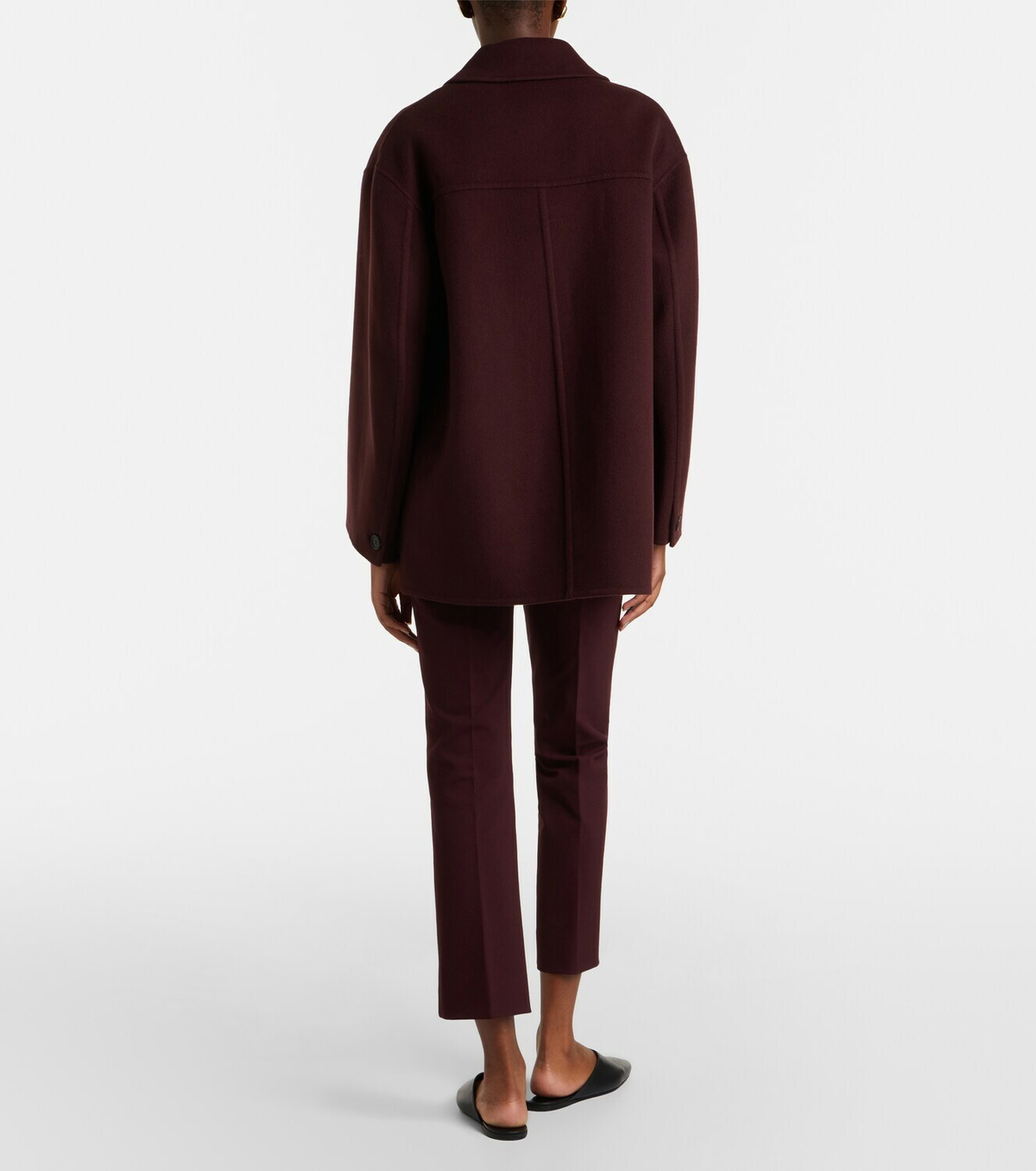 'S Max Mara Cotton-blend cropped straight pants