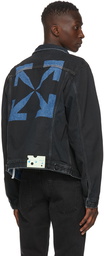 Off-White Black Denim Stencil Jacket