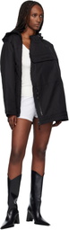 Coperni Black Asymmetric Parka