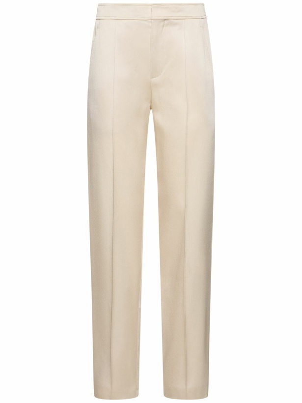 Photo: BRUNELLO CUCINELLI Satin Cady Wide Pants