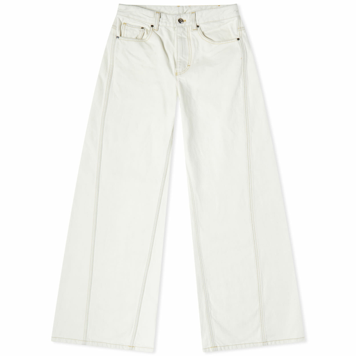 【MONCLER】 ワイドレッグパンツ ホワイト 【 x Alicia Keys】 Moncler x Alicia Keys - Wide Leg Pants in White