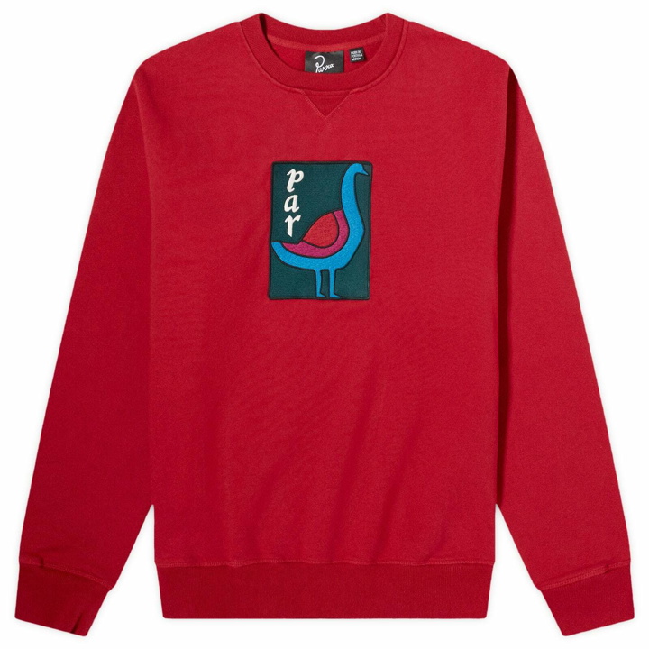 Photo: By Parra Men's The Great Goose Sweatshirt in Beet Red