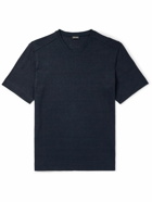 Zegna - Linen-Jersey T-Shirt - Blue