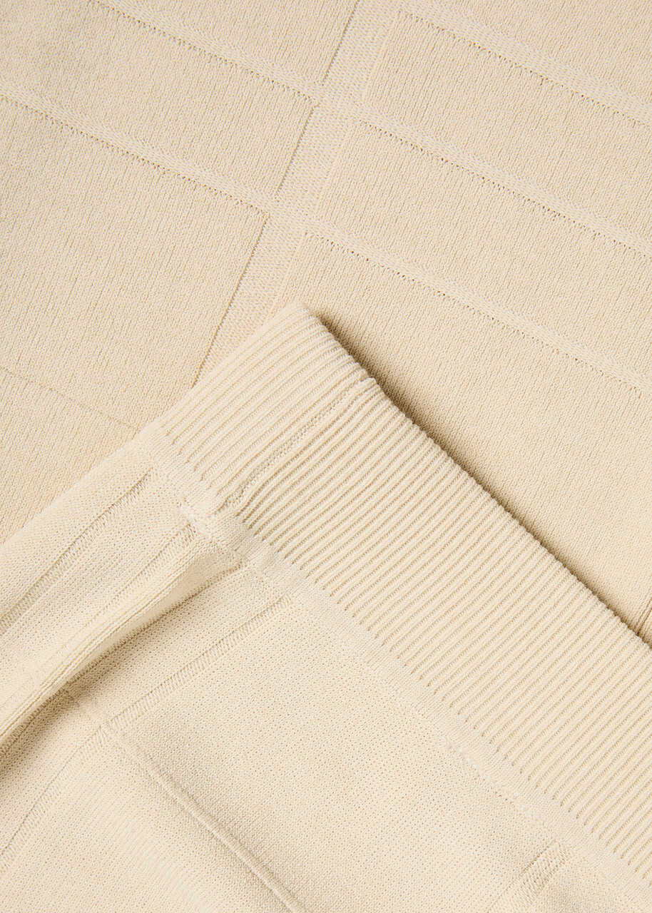 Joseph Viscose Animation Viscose-blend Knit Trousers Cream