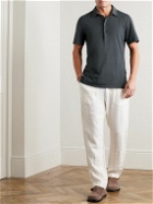 Barena - Scalmana Cotton-Jersey Polo Shirt - Gray