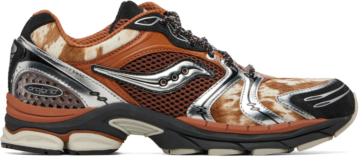 Saucony Brown & Black ProGrid Triumph 4 Sneakers