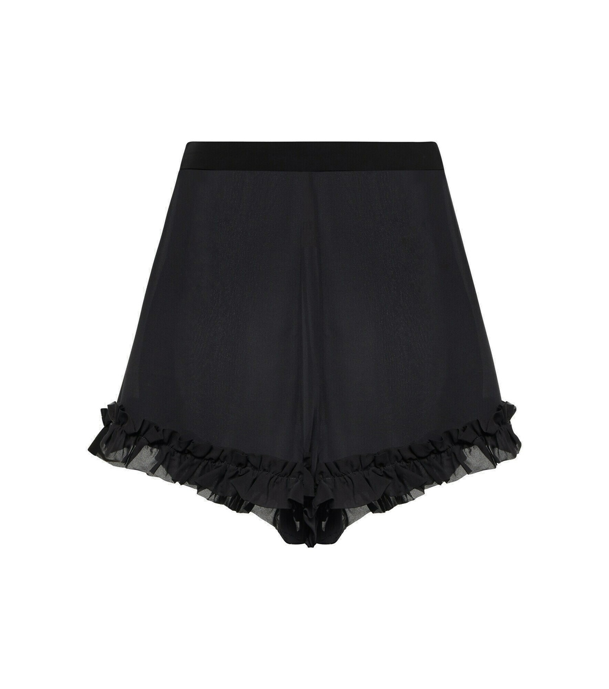 Khaite - Rory ruffled silk georgette shorts Khaite