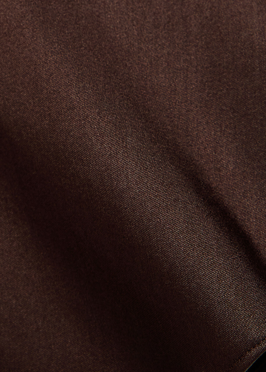 Anine Bing Lea Silk Tank top Dark Brown