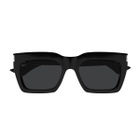 Saint Laurent Eyewear Saint Laurent Sl 810 Linea Corner Angle 001 Black Sunglasses