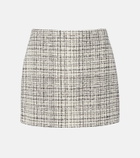Valentino Cotton-blend tweed miniskirt