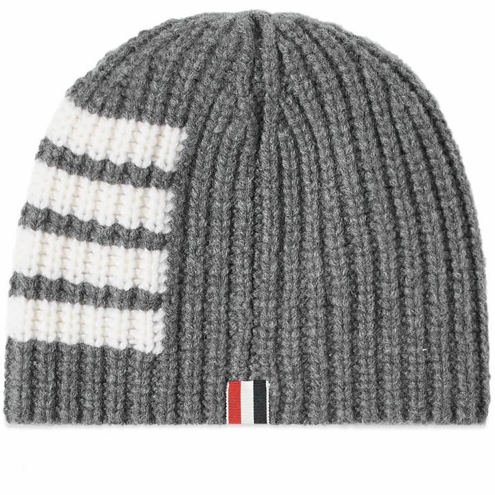 Photo: Thom Browne 4 Bar Beanie Hat