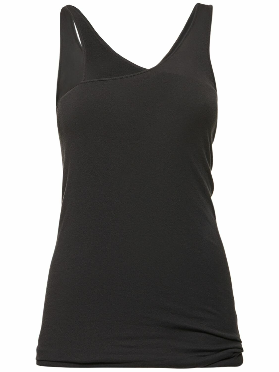 RICK OWENS DRKSHDW - Double Ziggy Cotton Jersey Tank Top