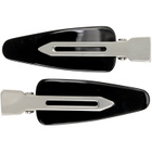 Balenciaga Two-Pack Black Salon BB Hair Clips