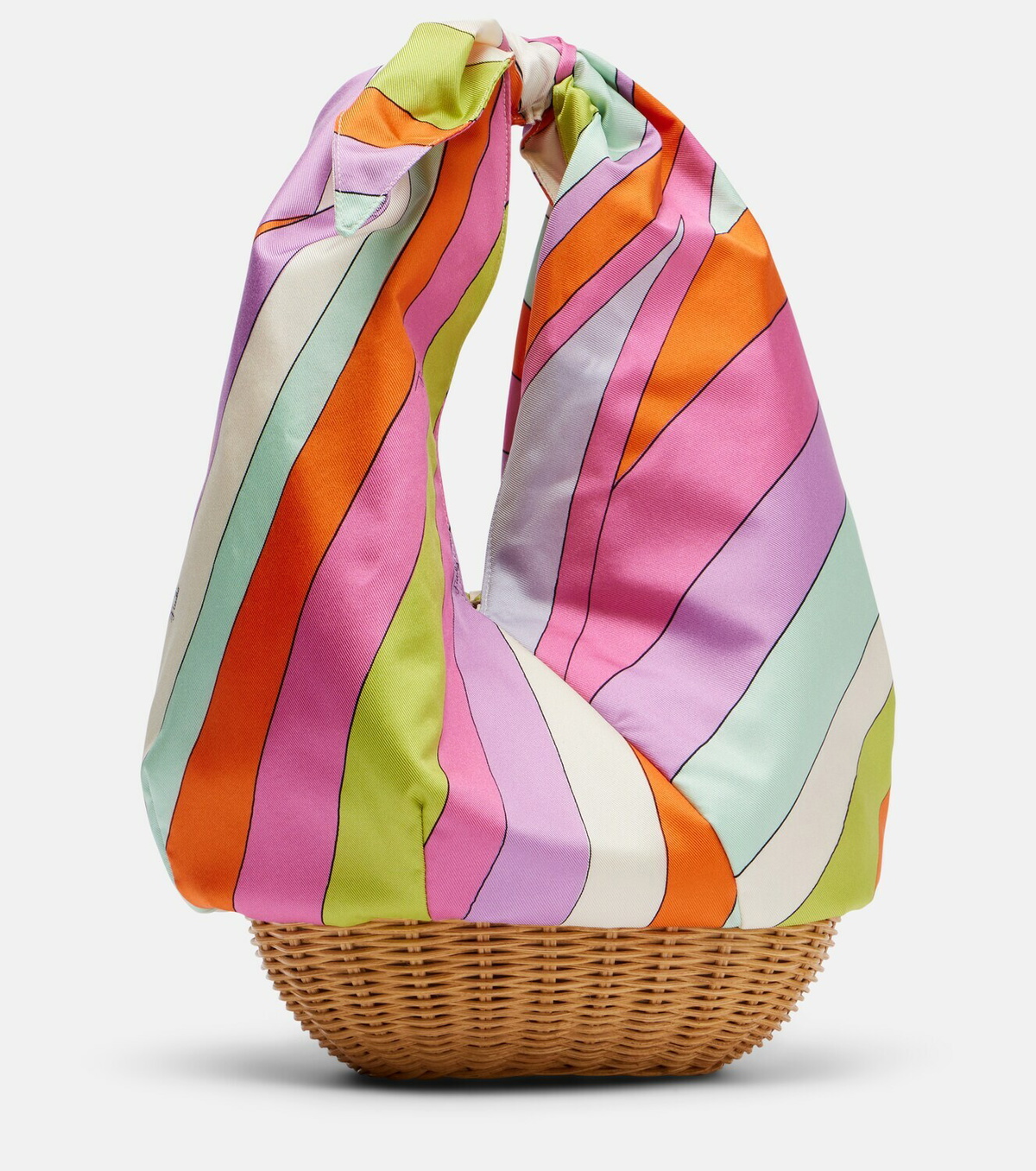 Pucci Picnic Iride silk top-handle bag