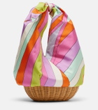Pucci Picnic Iride silk top-handle bag