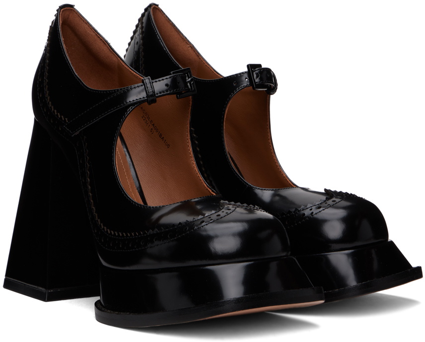 爆買い！ SHUSHU/TONG Shushu/Tong Heels High Oxford Black 靴