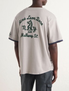 Aimé Leon Dore - Logo-Embroidered Cotton Shirt - Gray