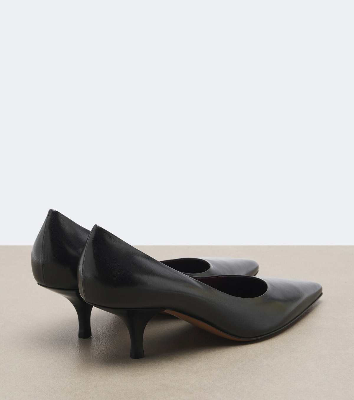 The Row Lili leather pumps