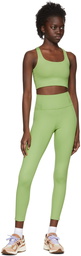 Girlfriend Collective Green Paloma Sport Bra