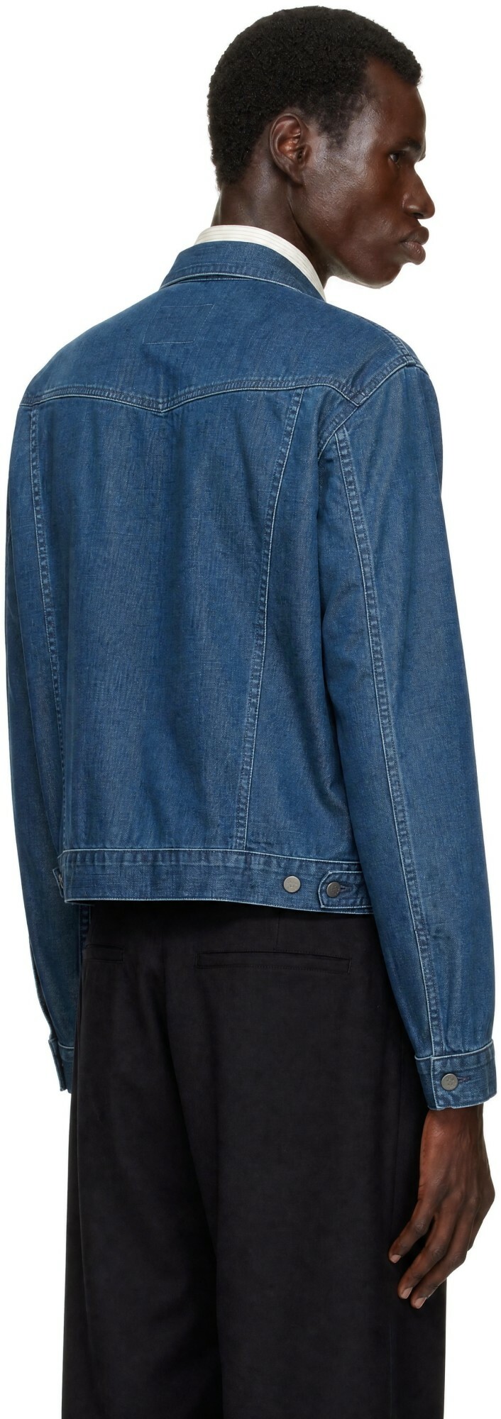 ANOTHER ASPECT Blue Another 2.0 Denim Jacket