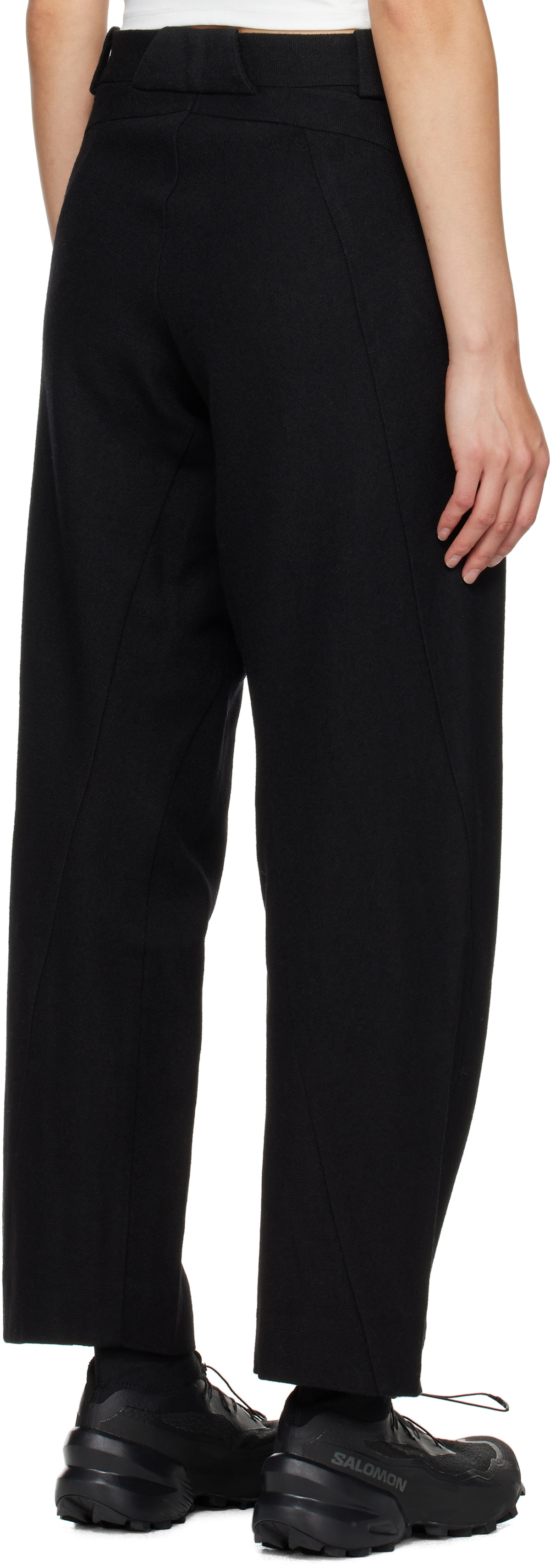 HYEIN SEO Black Bent Trousers