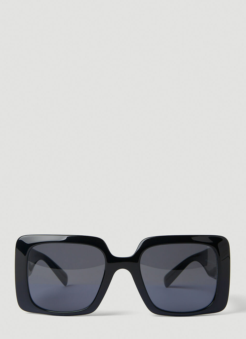 Versace - Medusa Plaque Sunglasses In Black Versace