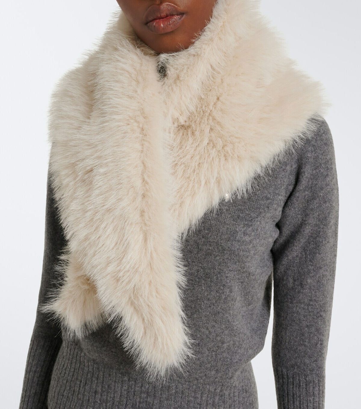 Simone Rocha Crystal-embellished scarf