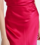 The Sei Bias silk satin maxi skirt