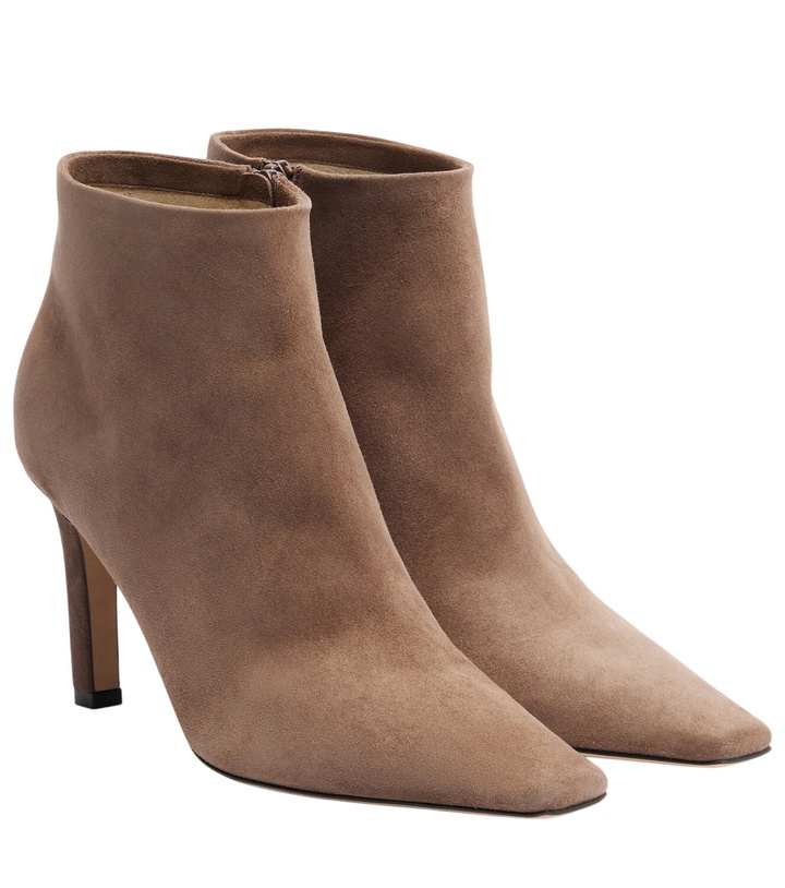 Photo: The Row Suede ankle boots