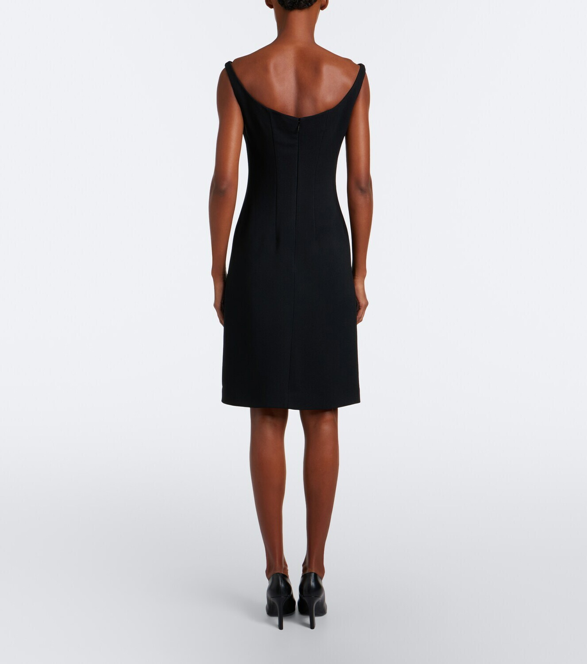 The Row Arie crêpe cady minidress
