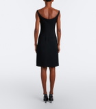 The Row Arie crêpe cady minidress