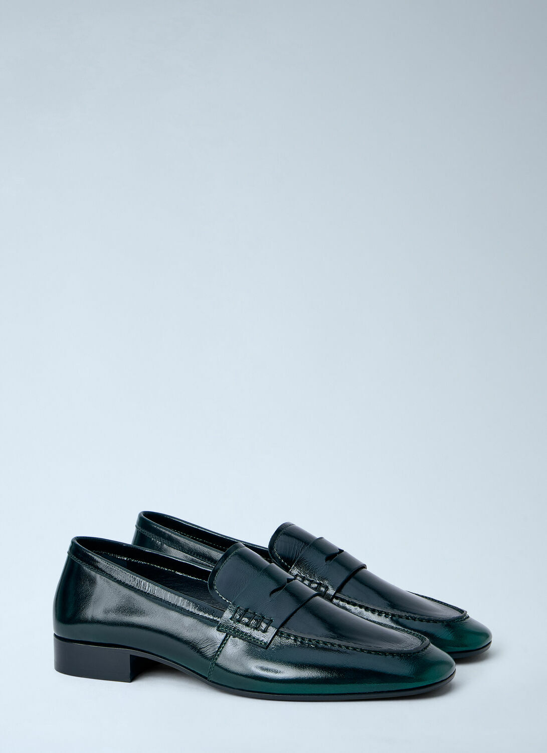 Dries Van Noten Polished Leather Loafers