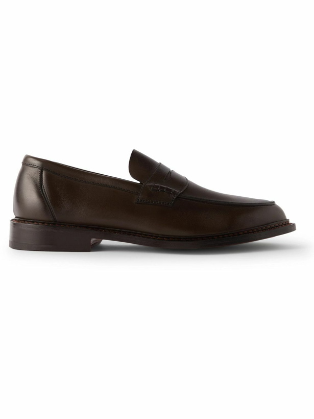 Photo: Tricker's - Sonny Leather Penny Loafers - Brown