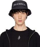 JW Anderson Black Logo Bucket Hat