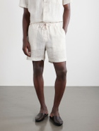 Derek Rose - Milan 31 Floral-Print Linen Pyjama Set - Neutrals