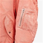 Story mfg. Women's Seed Bomber Jacket in Ancient Pink Wonky-Wear