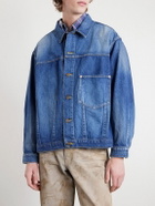 Needles - Darts Bottom Denim Jacket - Blue